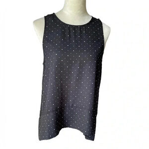 Banana Republic Women’s Polka Dot Sleeveless Blouse Top‎ Size M